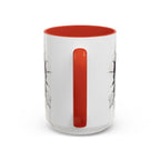 American Eagle Coffee Mug with USA Flag Accent Design