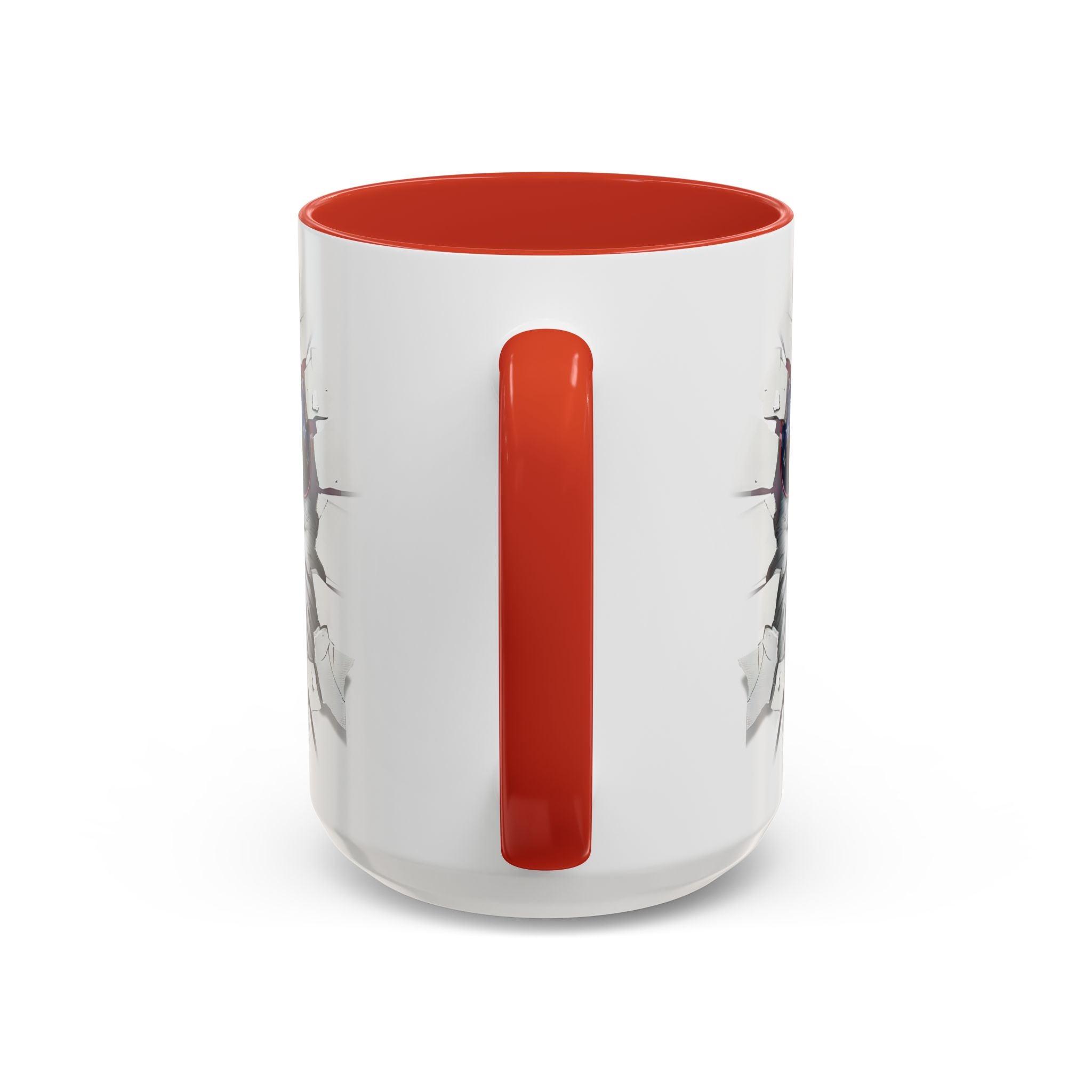 American Eagle Coffee Mug with USA Flag Accent Design