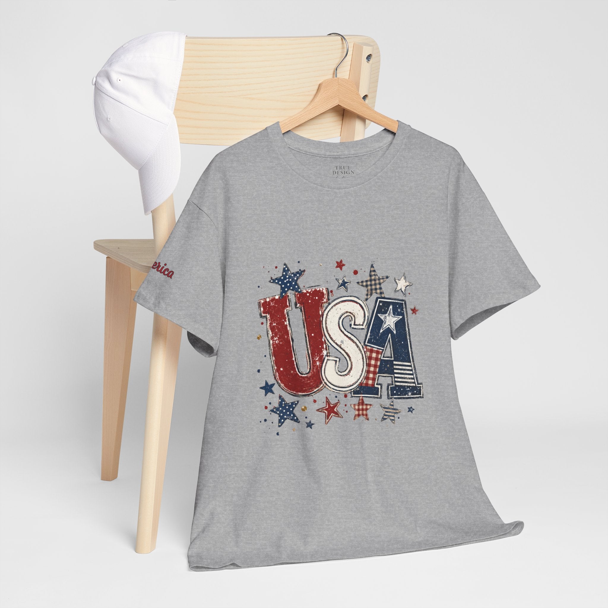 Patriotic USA Stars T-Shirt — Fourth of July American Flag Tee