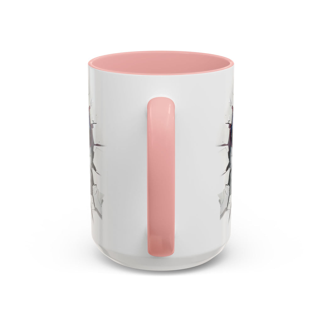 American Eagle Coffee Mug with USA Flag Accent Design