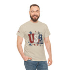 Patriotic USA Stars T-Shirt — Fourth of July American Flag Tee
