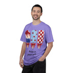 Patriotic Popsicle T-Shirt — Red, White & Blue Fourth of July Tee