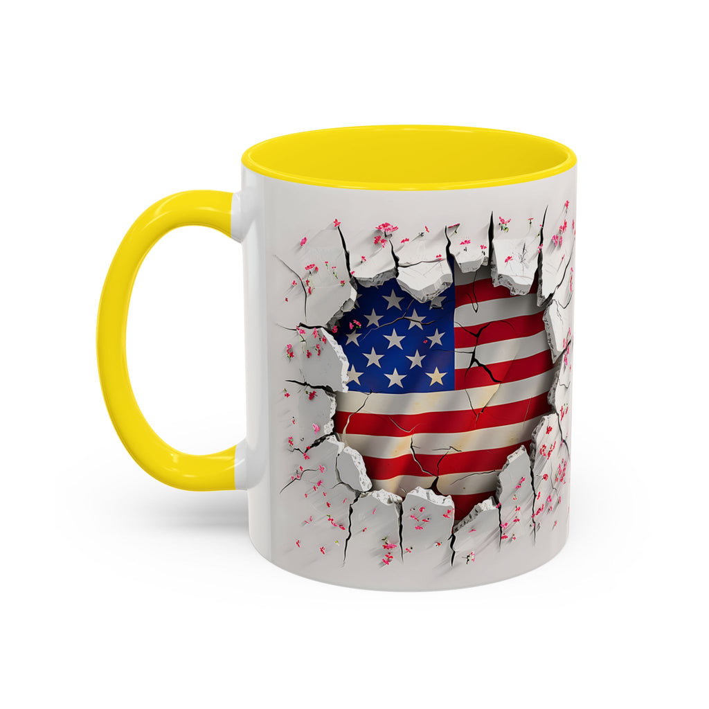 American Flag Coffee Mug – Patriotic Design
