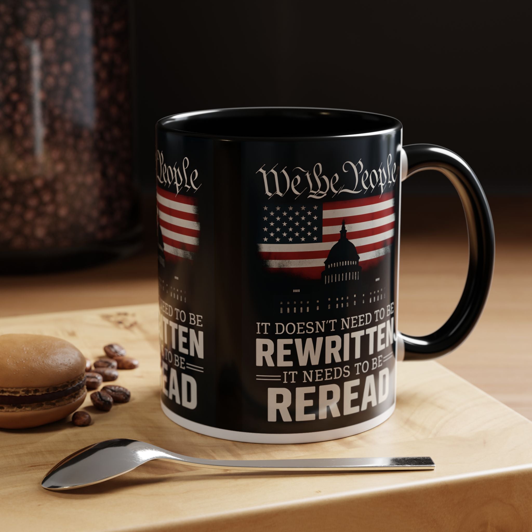 Patriotic We the People Coffee Mug - 11 & 15 oz