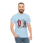 Patriotic USA Stars T-Shirt — Fourth of July American Flag Tee