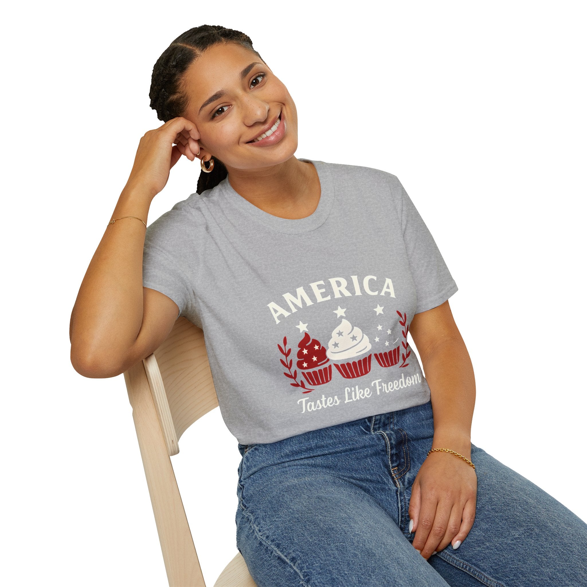 America Cupcake T-Shirt - 'Tastes Like Freedom' Tees