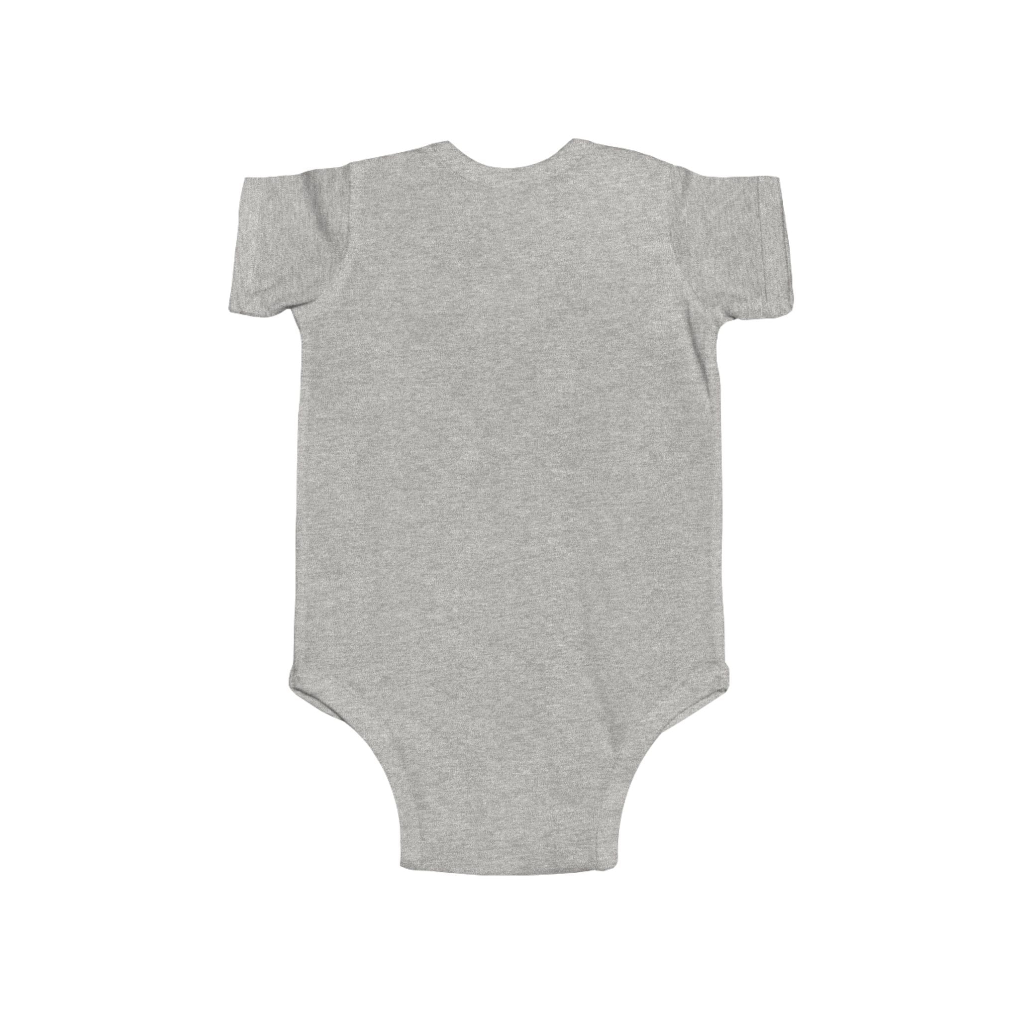 Floral Heart Personalized Baby Onesie for Infants