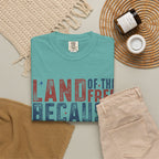 Patriotic T-Shirt: Land of the Free Because of the Brave