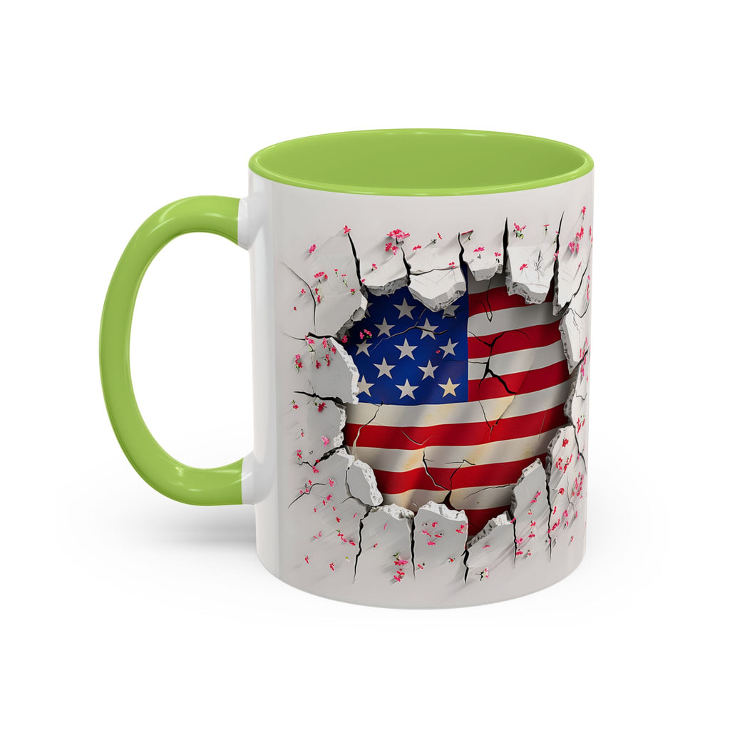 American Flag Coffee Mug – Patriotic Design