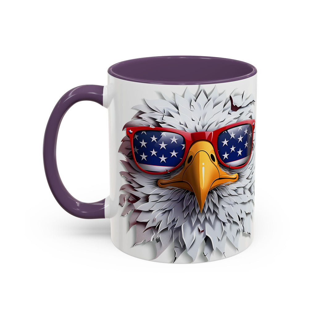 Patriotic Eagle Coffee Mug – Bold Design for Coffee Lovers