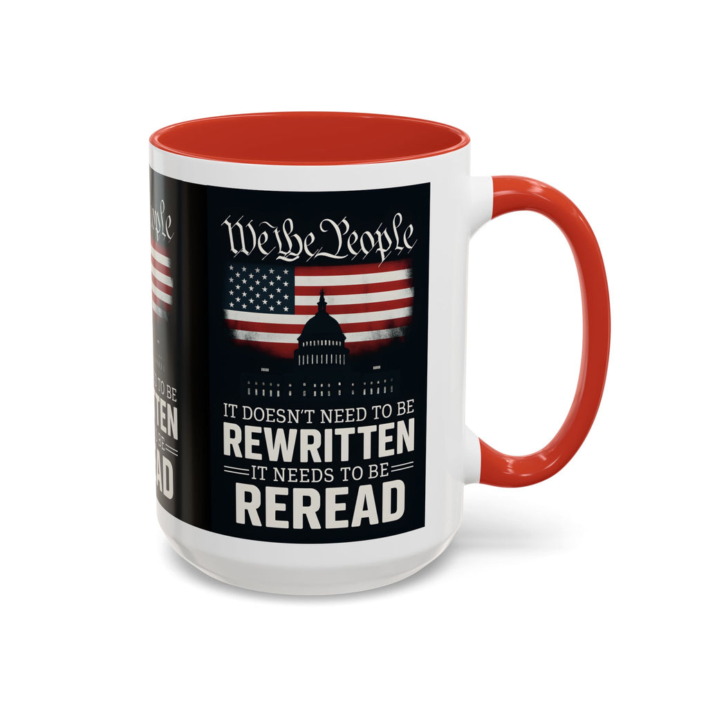 Patriotic We the People Coffee Mug - 11 & 15 oz