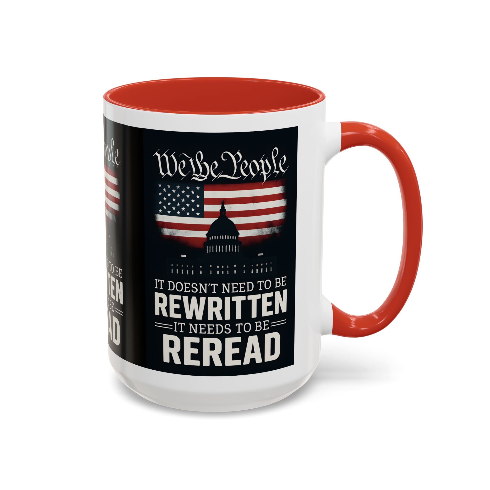 Patriotic We the People Coffee Mug - 11 & 15 oz