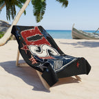 USA Patriotic Beach Towel – Stars & Stripes Design