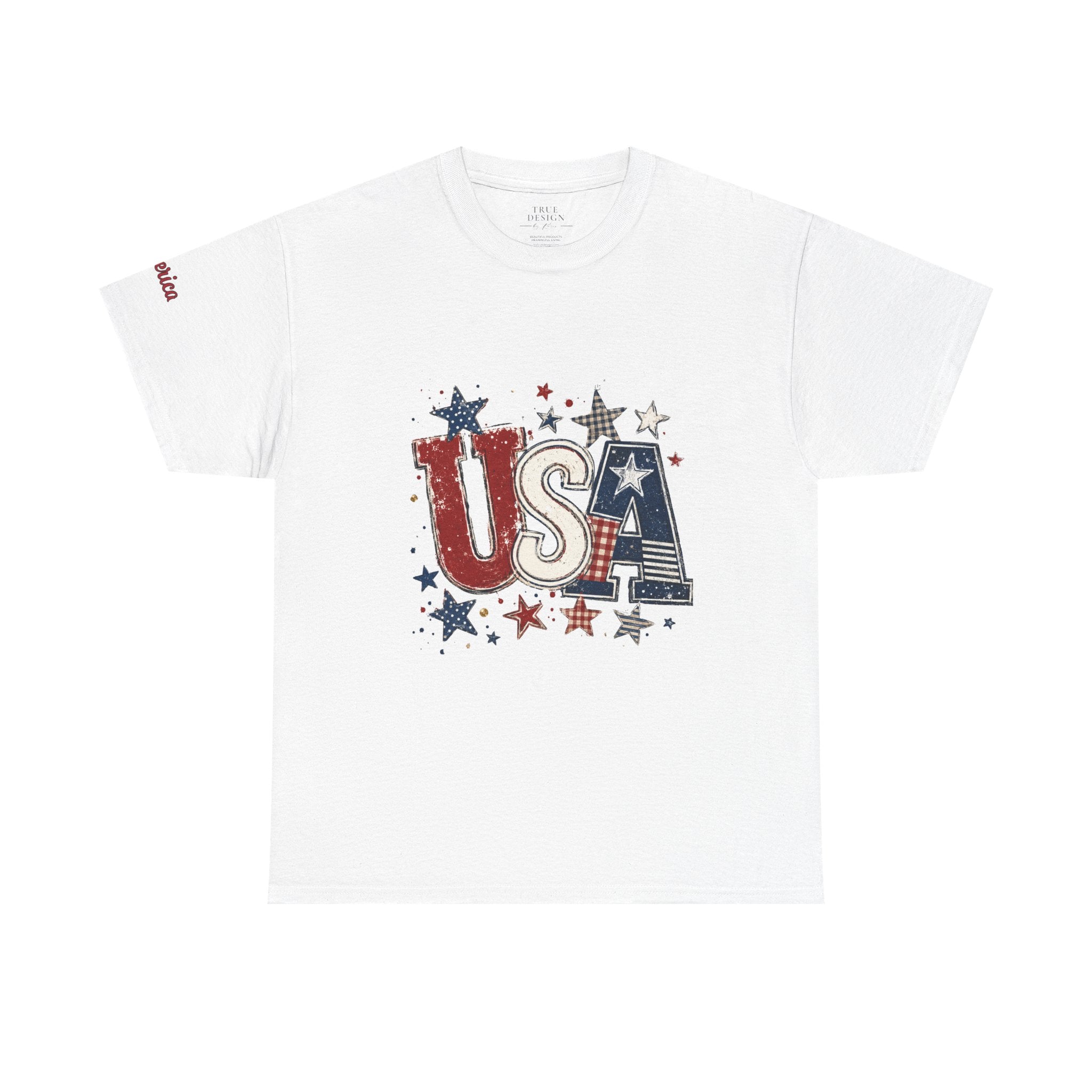 Patriotic USA Stars T-Shirt — Fourth of July American Flag Tee