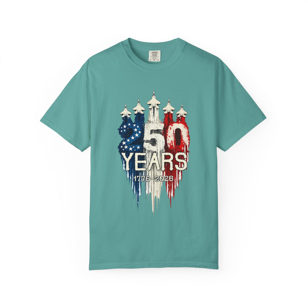 250 Years Patriotic T-Shirt Celebrating 1776–2026