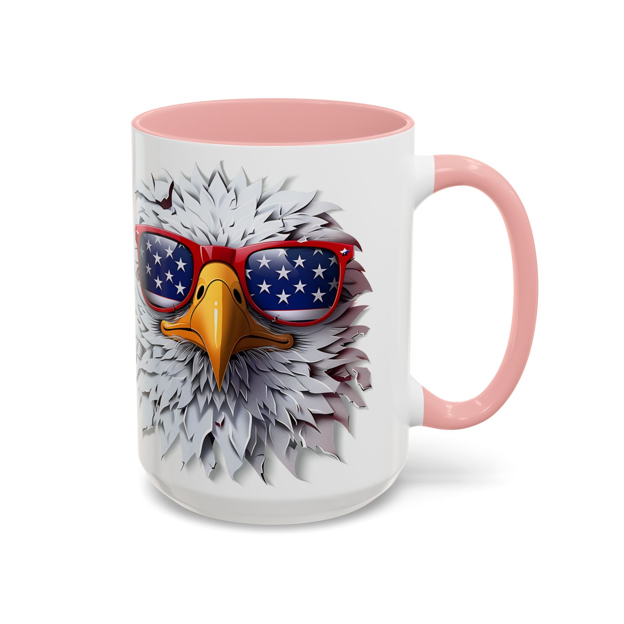 Patriotic Eagle Coffee Mug – Bold Design for Coffee Lovers
