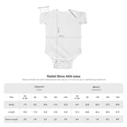 Elephant Print Infant Bodysuit with Floral Design