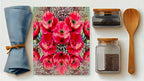 Buy Elegant Glass Cutting Board with Rubber Feet