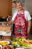 Regal Splendor | Ethereal Petal Mirror Artist’s Apron