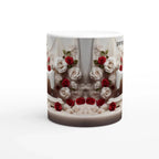 Beautiful Ceramic Coffee Mug with Colored Rim - My True Design