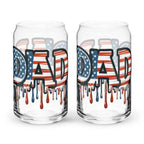 Patriotic Dad double glass set