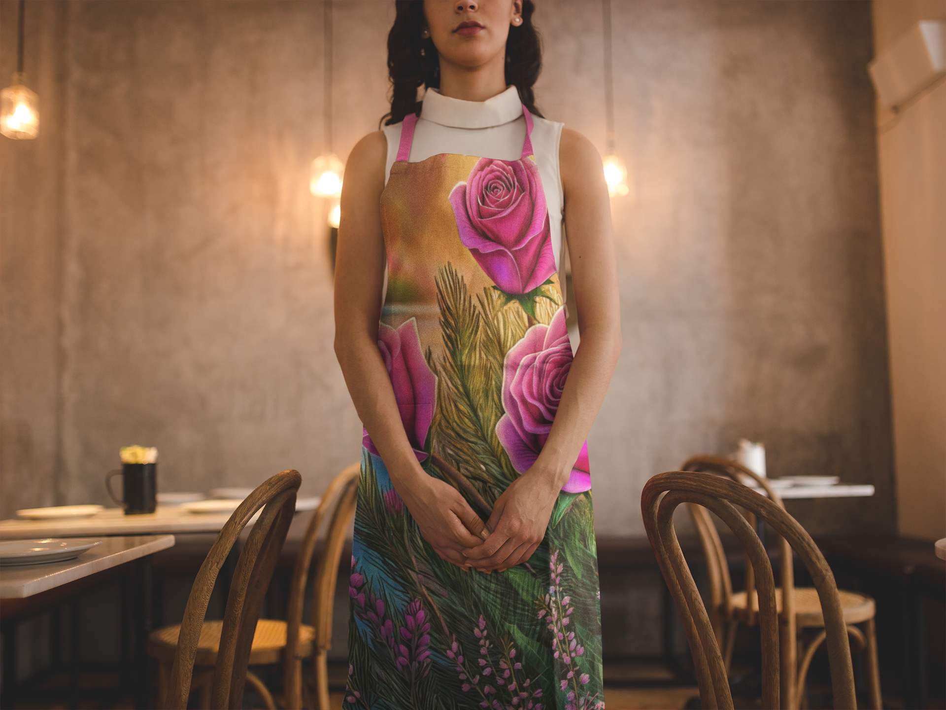 Regal Splendor I Riverside Radiance Artist's Apron