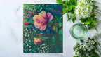 Fine Art Glass Cutting Board - The Solitary Bloom - My True Design