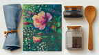 Fine Art Glass Cutting Board - The Solitary Bloom - My True Design