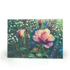 Fine Art Glass Cutting Board - The Solitary Bloom - My True Design