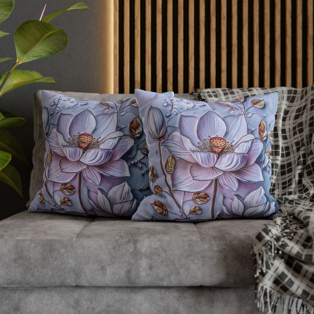 Floral 3D Decorative Pillow Cover - Nature Inspired - My True Design