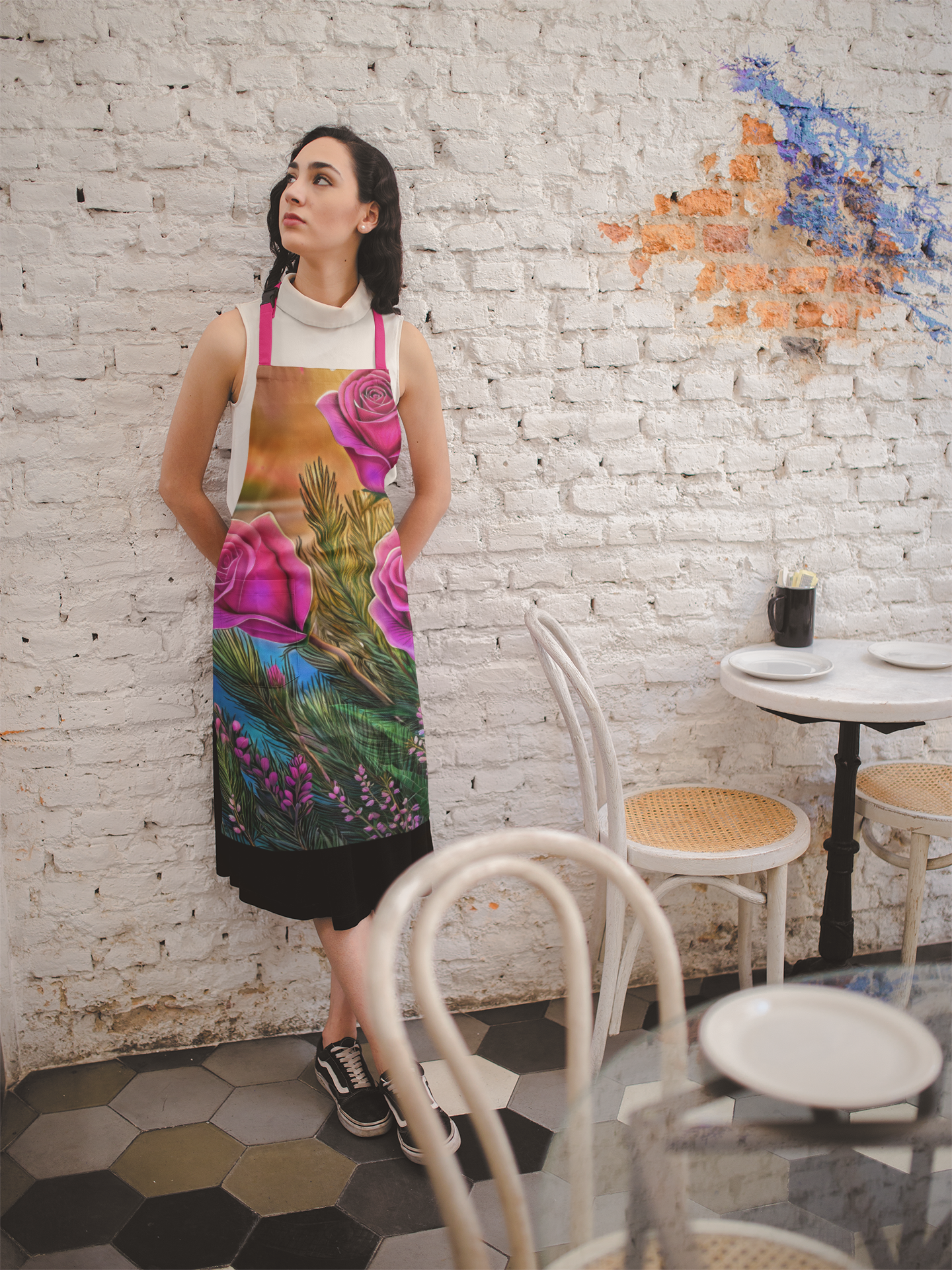 Regal Splendor I Riverside Radiance Artist's Apron