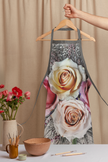 Regal Splendor I Champagne & Blush Bouquet Artist’s Apron