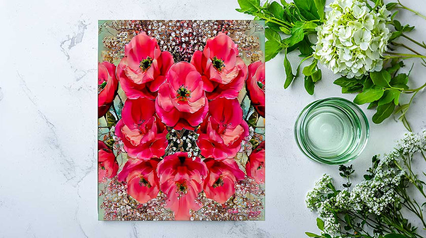 Buy Elegant Glass Cutting Board with Rubber Feet