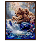 Premium Semi-Glossy Paper Wooden Framed Poster - My True Design