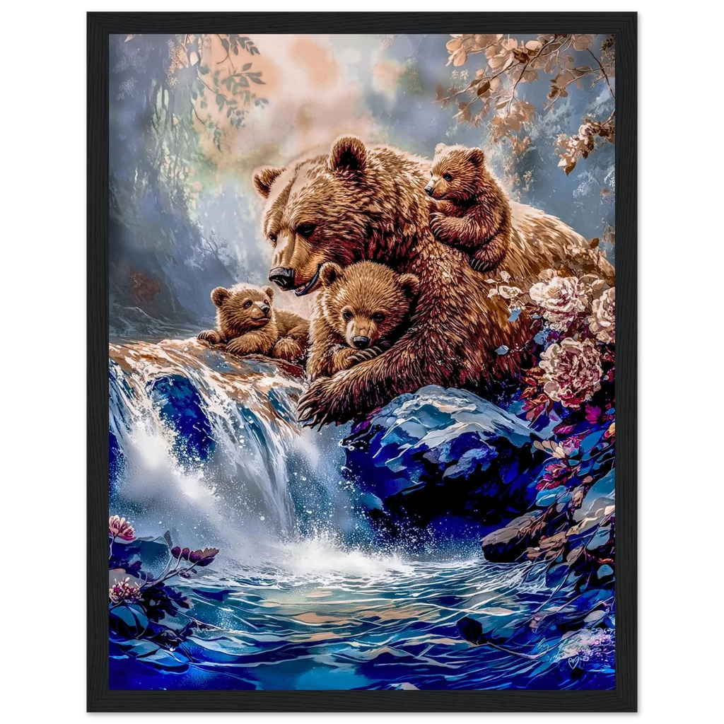 Premium Semi-Glossy Paper Wooden Framed Poster - My True Design