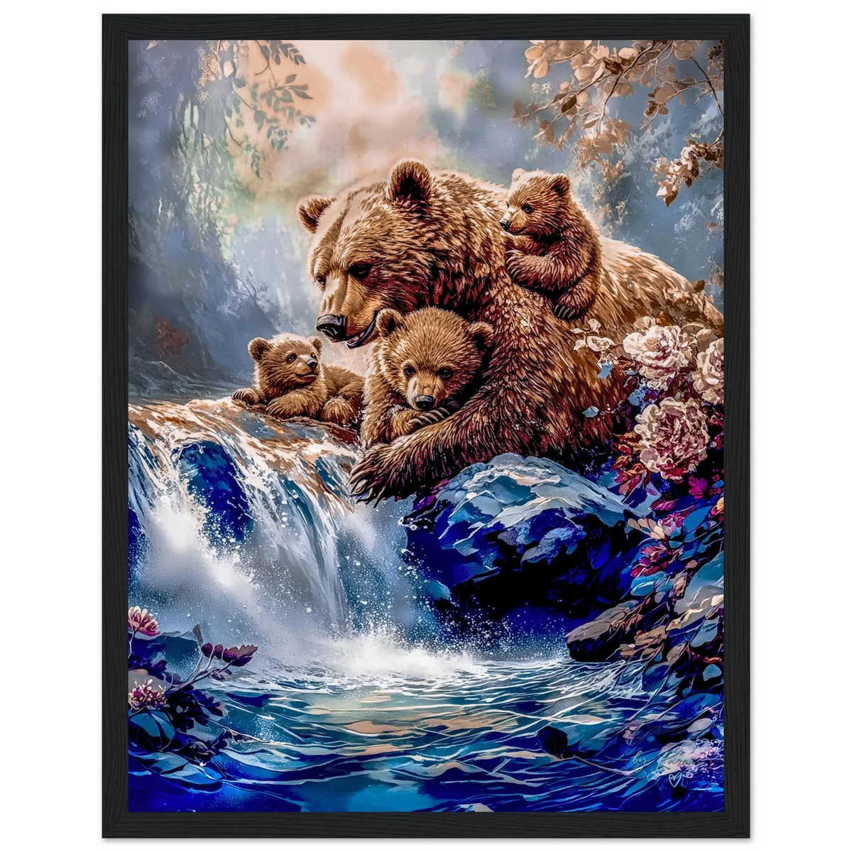 Premium Semi-Glossy Paper Wooden Framed Poster - My True Design