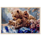 Premium Semi-Glossy Paper Wooden Framed Poster - My True Design