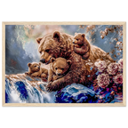 Premium Semi-Glossy Paper Wooden Framed Poster - My True Design