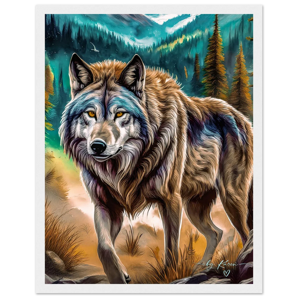 Premium Semi-Glossy Paper Wooden Framed Poster - My True Design