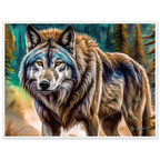 Premium Semi-Glossy Paper Wooden Framed Poster - My True Design