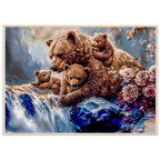Premium Semi-Glossy Paper Wooden Framed Poster - My True Design