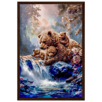 Premium Semi-Glossy Paper Wooden Framed Poster - My True Design