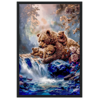 Premium Semi-Glossy Paper Wooden Framed Poster - My True Design