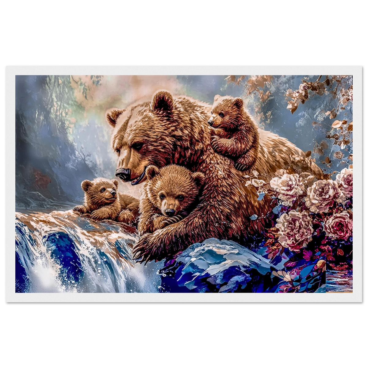 Premium Semi-Glossy Paper Wooden Framed Poster - My True Design