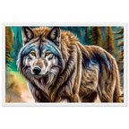 Premium Semi-Glossy Paper Wooden Framed Poster - My True Design