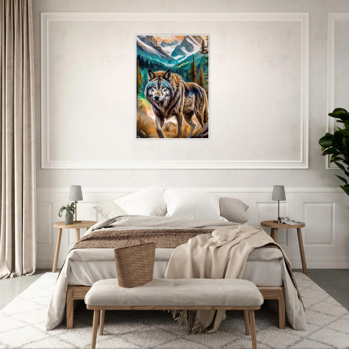 Premium Semi-Glossy Paper Wooden Framed Poster - My True Design