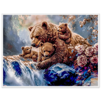 Premium Semi-Glossy Paper Wooden Framed Poster - My True Design