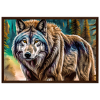 Premium Semi-Glossy Paper Wooden Framed Poster - My True Design
