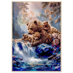 Premium Semi-Glossy Paper Wooden Framed Poster - My True Design