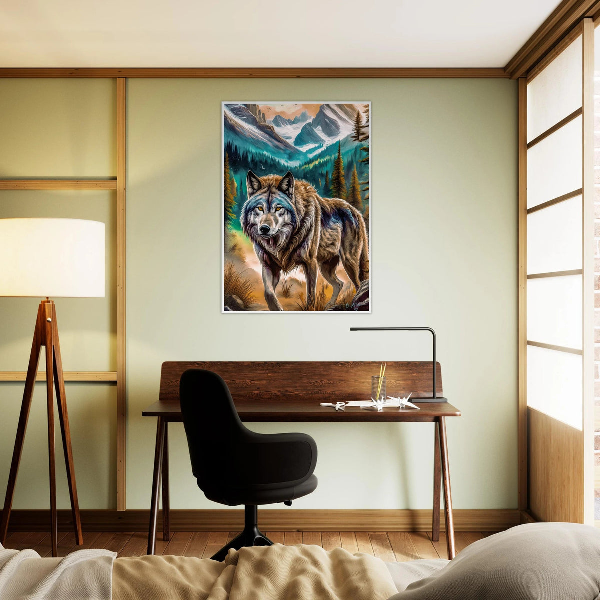 Premium Semi-Glossy Paper Wooden Framed Poster - My True Design